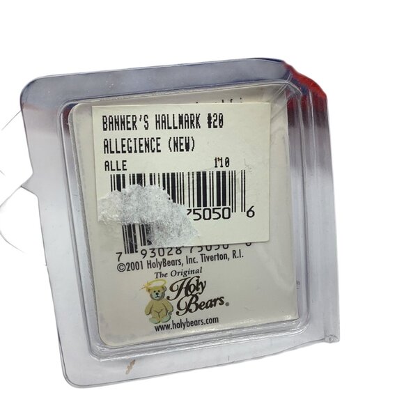 Vtg 2001 Holy Bears Patriotic Allegiance II Plush Bear USA Flag Stuffed Animal - Picture 3 of 9